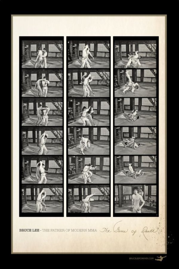 画像1: 【ご予約】ブルース・リー・イン・アクション ポスターコレクション（英国製ポスター4枚セット） (1)