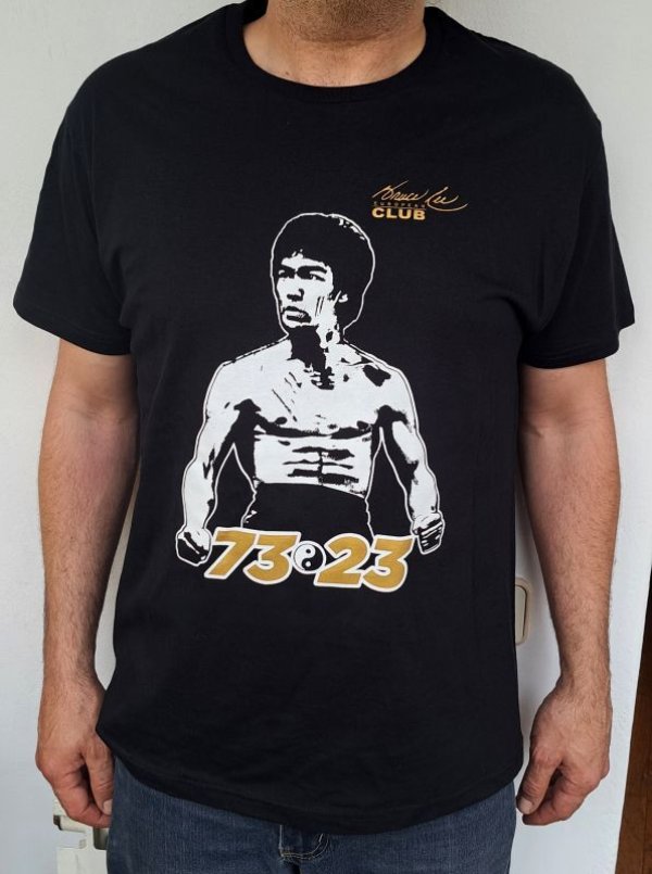 画像1: ブルース・リー50周年Ｔシャツ（ヨーロッパブルース・リークラブ公式） (1)