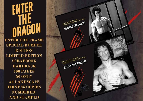画像2: 【ラスト5冊】エンターザフレーム燃えよドラゴンハードカバー（イギリス本） (2)