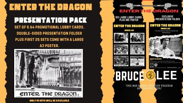 画像4: 【再入荷】燃えよドラゴンプレゼンテーションパック（カード6枚＆フォルダーセット） (4)