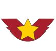 画像2: 【ご予約】ブルース・リーウイングスターピンバッジ2025【ブルース・リー財団公式】 (2)