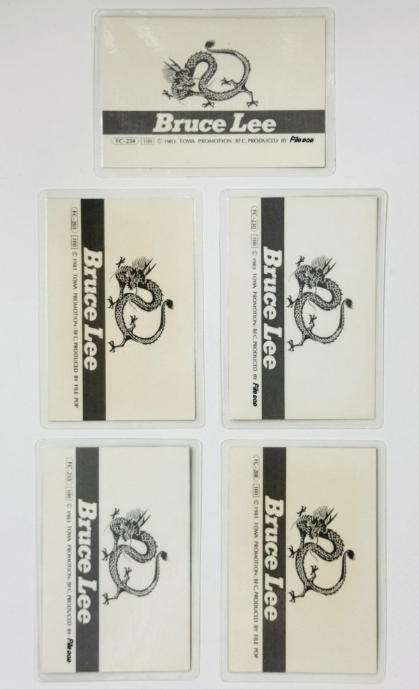 画像3: 【当時モノ】ブルース・リーファンクラブラミネートカード燃えよドラゴン5枚 (3)