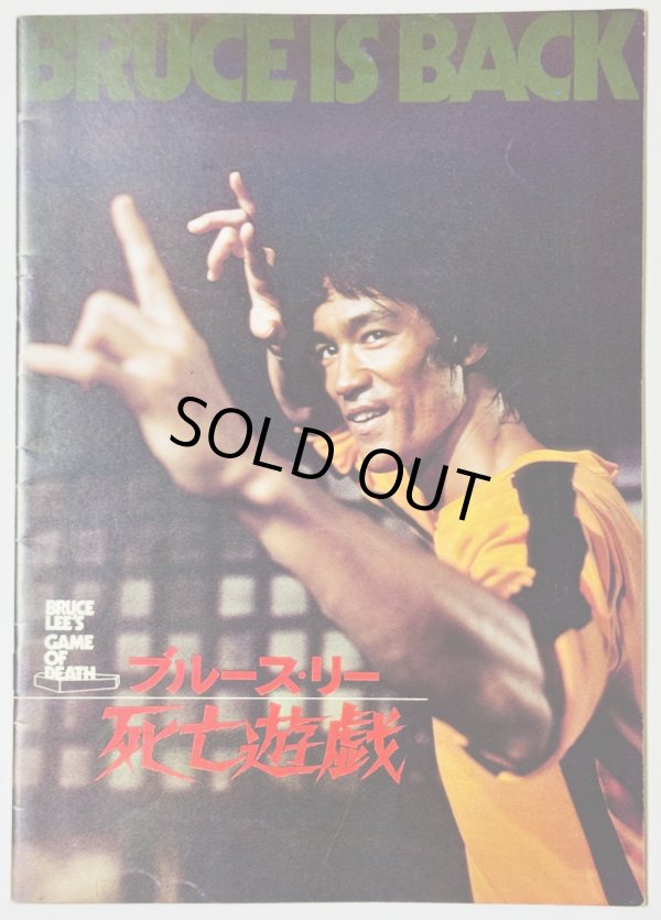 画像1: 【青野敏行コレクション】ブルース・リー死亡遊戯 パンフレット (1)