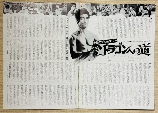 画像2: 【青野敏行コレクション】「ドラゴンへの道」プレスシート (2)