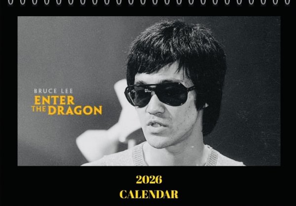 画像1: 燃えよドラゴンカレンダー2026（イギリス製） (1)