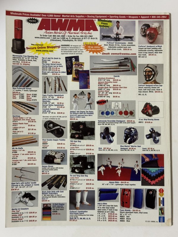 画像5: 【1点モノ】BLACK BELT ブラックベルト2001年ブルース・リー特集号特（米国雑誌） (5)