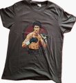 画像1: 【ご予約】ブルース・リー1973アイコンＴシャツ ブラック（ヨーロッパブルース・リークラブ公式） (1)