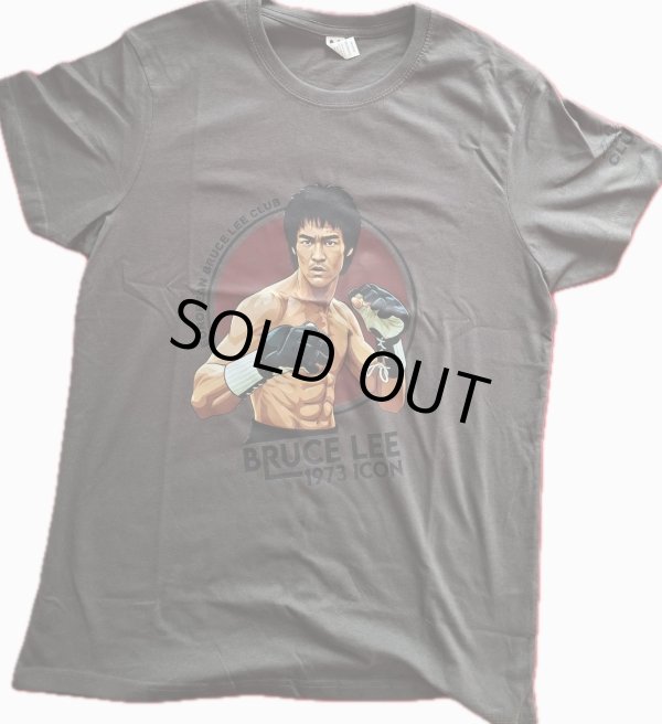 画像1: ブルース・リー1973アイコンＴシャツ ブラック（ヨーロッパブルース・リークラブ公式） (1)