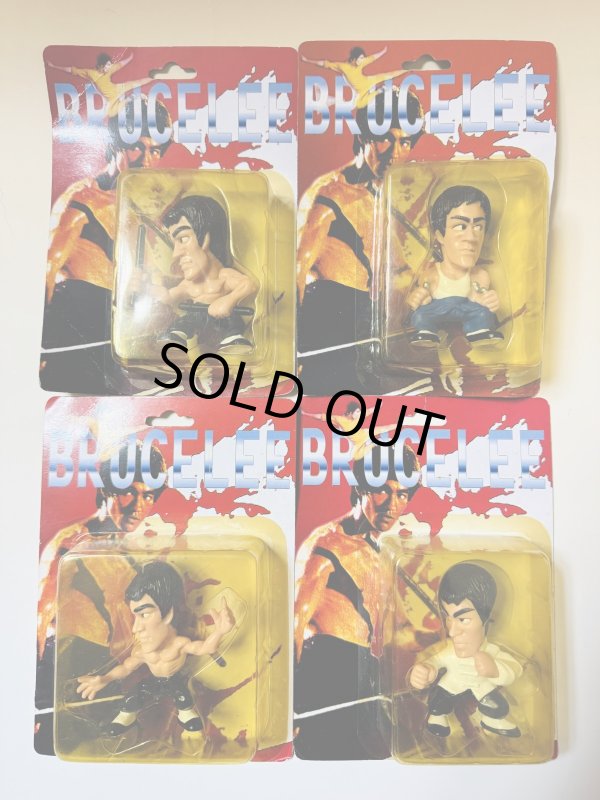 画像1: 【一点モノ】ブルース・リーデフォルメフィギュア4個 (1)