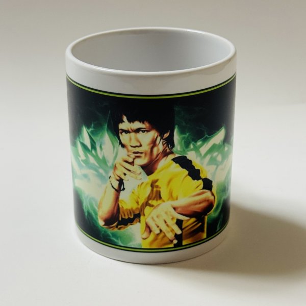 画像2: 【1個限定】暗闇で光る！死亡遊戯ネオンマグカップ (2)