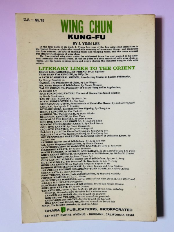 画像4: 【1点モノ】詠春功夫 WING CHUN KUNG-FU（米国書籍） (4)