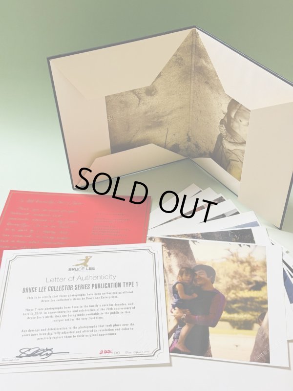 画像4: 【1点モノ】ブルース・リー生誕70周年記念レアフォトセット＋シャノン・リー直筆サイン（タイプ1／ブラック） (4)