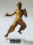 画像3: 【再入荷】ブルース・リー香港銅像アクリルスタンド ゴールド／シルバー (3)