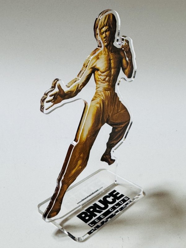 画像5: 【再入荷】ブルース・リー香港銅像アクリルスタンド ゴールド／シルバー (5)