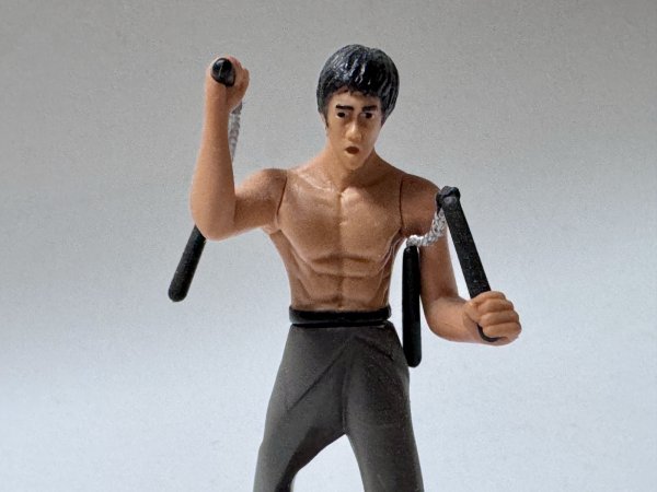 画像2: 【9.ダブルヌンチャク】ダイドーブレンド×ブルース・リーフィギュアコレクション単品＋缶コーヒー付き (2)