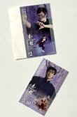 画像1: 【使用済み】ブルース・リー生誕80周年 香港郵政切手2種セット (1)